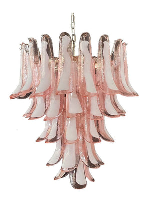Murano Chandelier – 52 petals – Pink - Zonesus