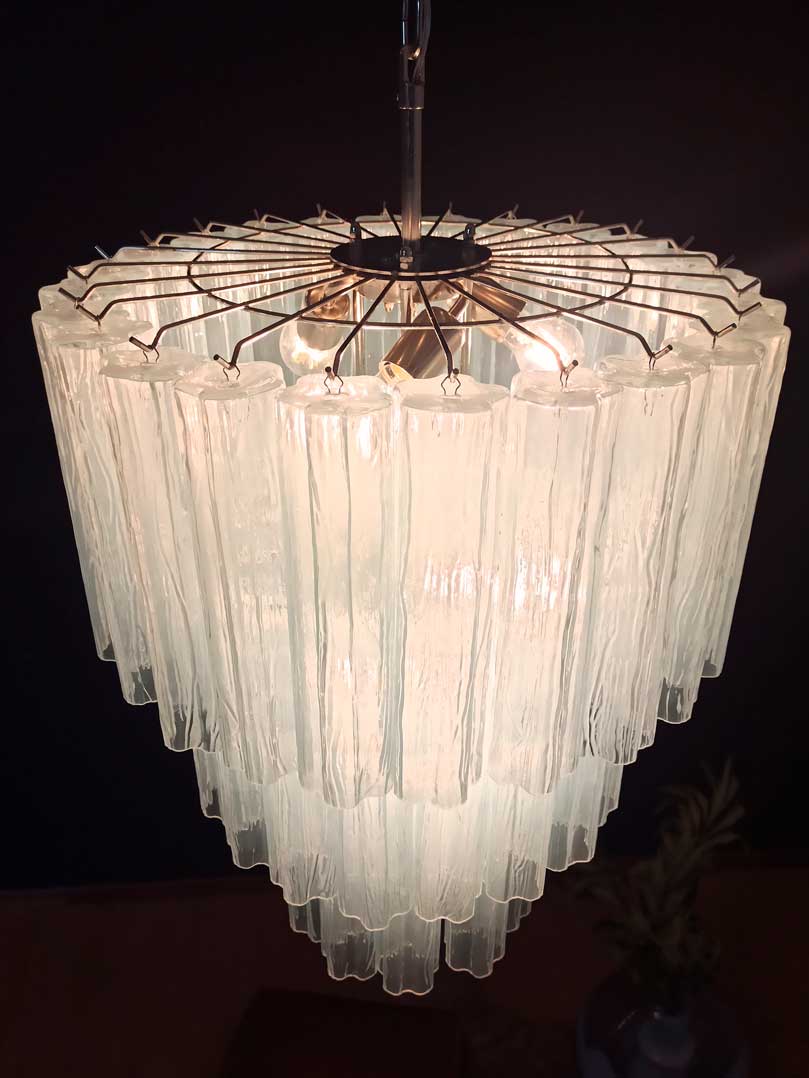 Murano Chandelier – 52 tubes – Opal - Zonesus