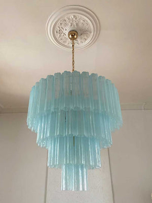 Murano Chandelier – 78 tubes – Opal - Zonesus