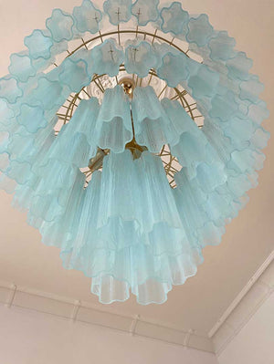Murano Chandelier – 78 tubes – Opal - Zonesus