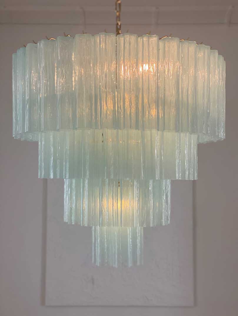 Murano Chandelier – 78 tubes – Opal - Zonesus
