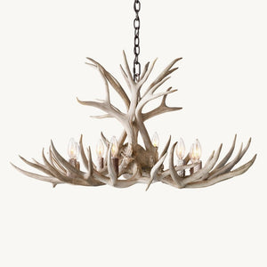 Natural Antler Chandelier 36" - Zonesus