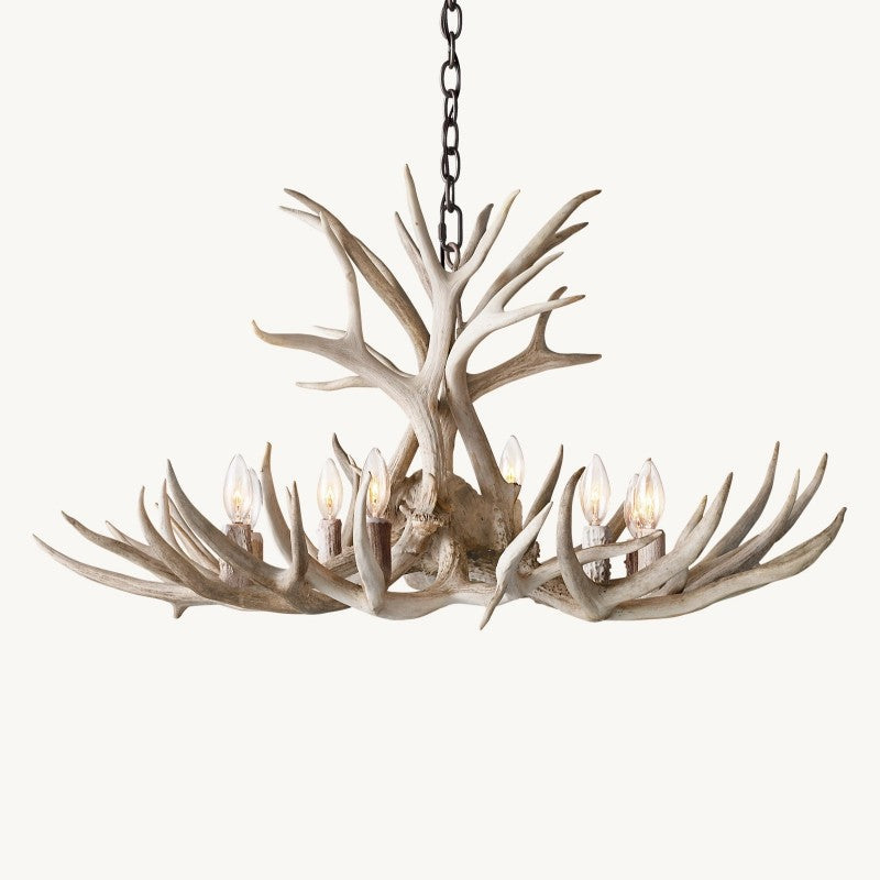 Natural Antler Chandelier 36" - Zonesus