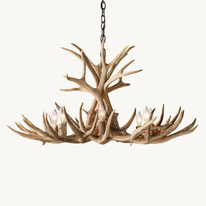 Natural Antler Chandelier 36" - Zonesus