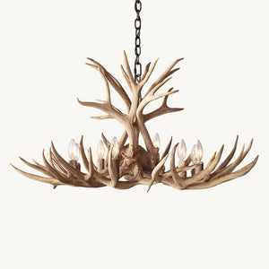 Natural Antler Chandelier 36" - Zonesus