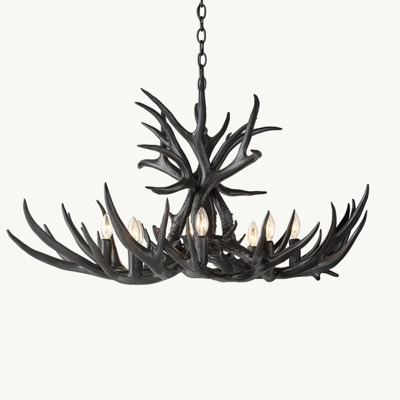 Natural Antler Chandelier 36" - Zonesus