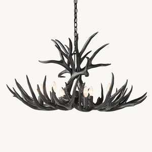 Natural Antler Chandelier 36" - Zonesus