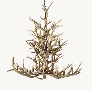 Natural Antler Chandelier 66” - Zonesus