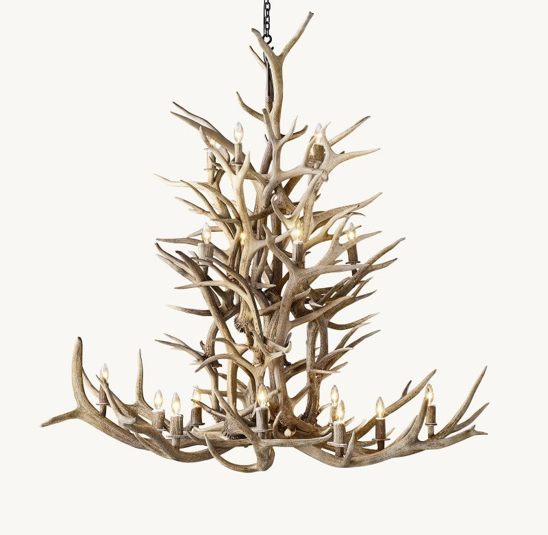 Natural Antler Chandelier 66” - Zonesus