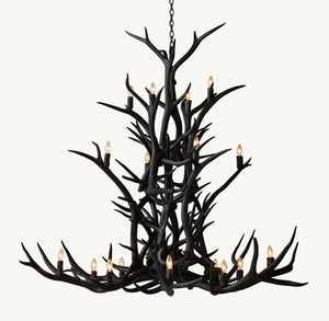 Natural Antler Chandelier 66” - Zonesus