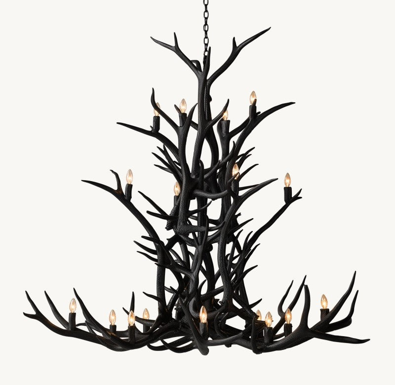 Natural Antler Chandelier 66” - Zonesus