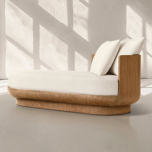 Cira Fabric Right-Arm Daybed - Zonesus