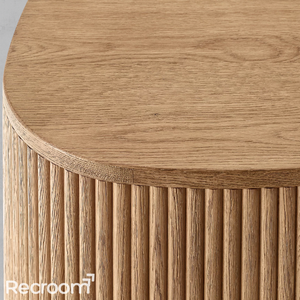 Muelho Rectangular Wood Side Table - Zonesus