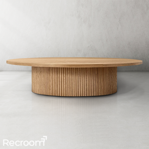 Muelho Round Wood Coffee Table - Zonesus