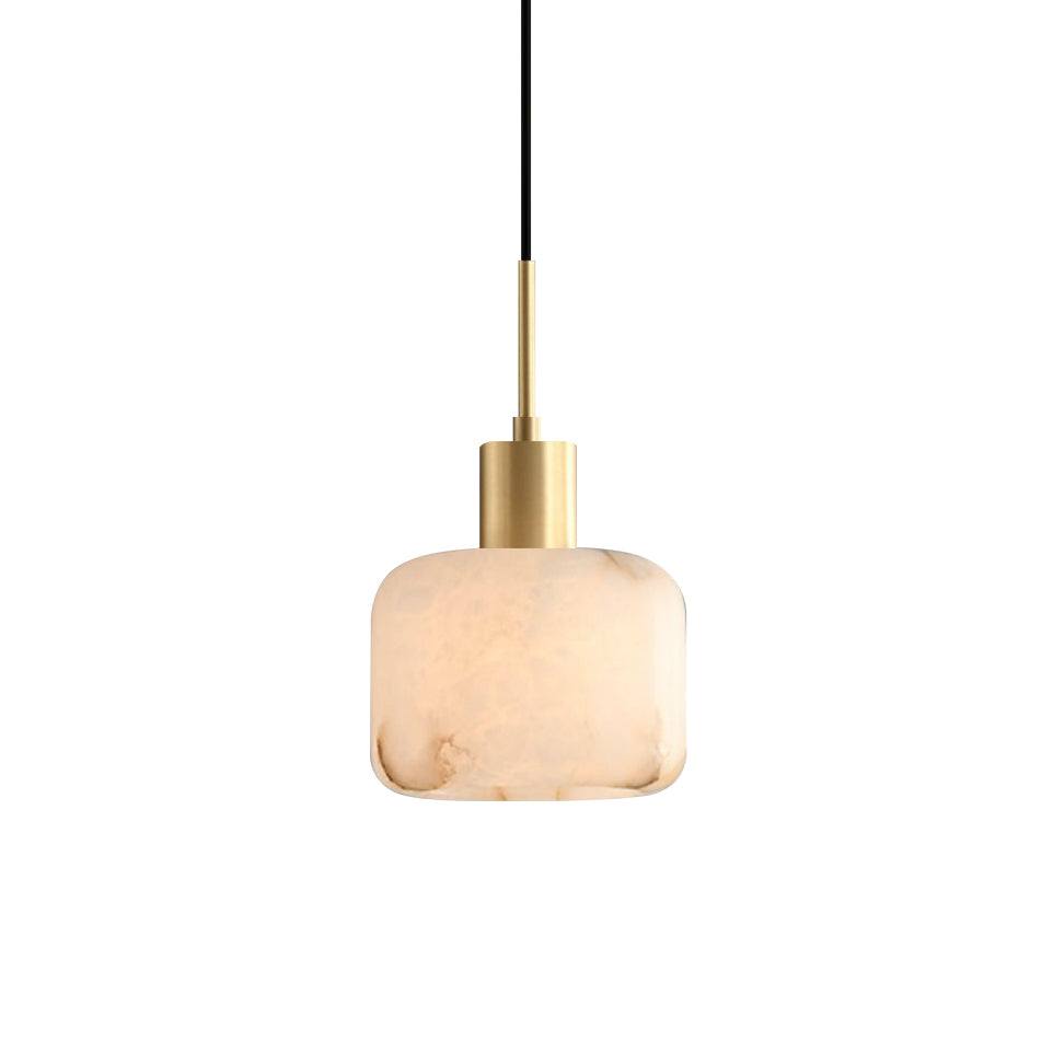 Natural Alabaster Small Pendant Light - Zonesus