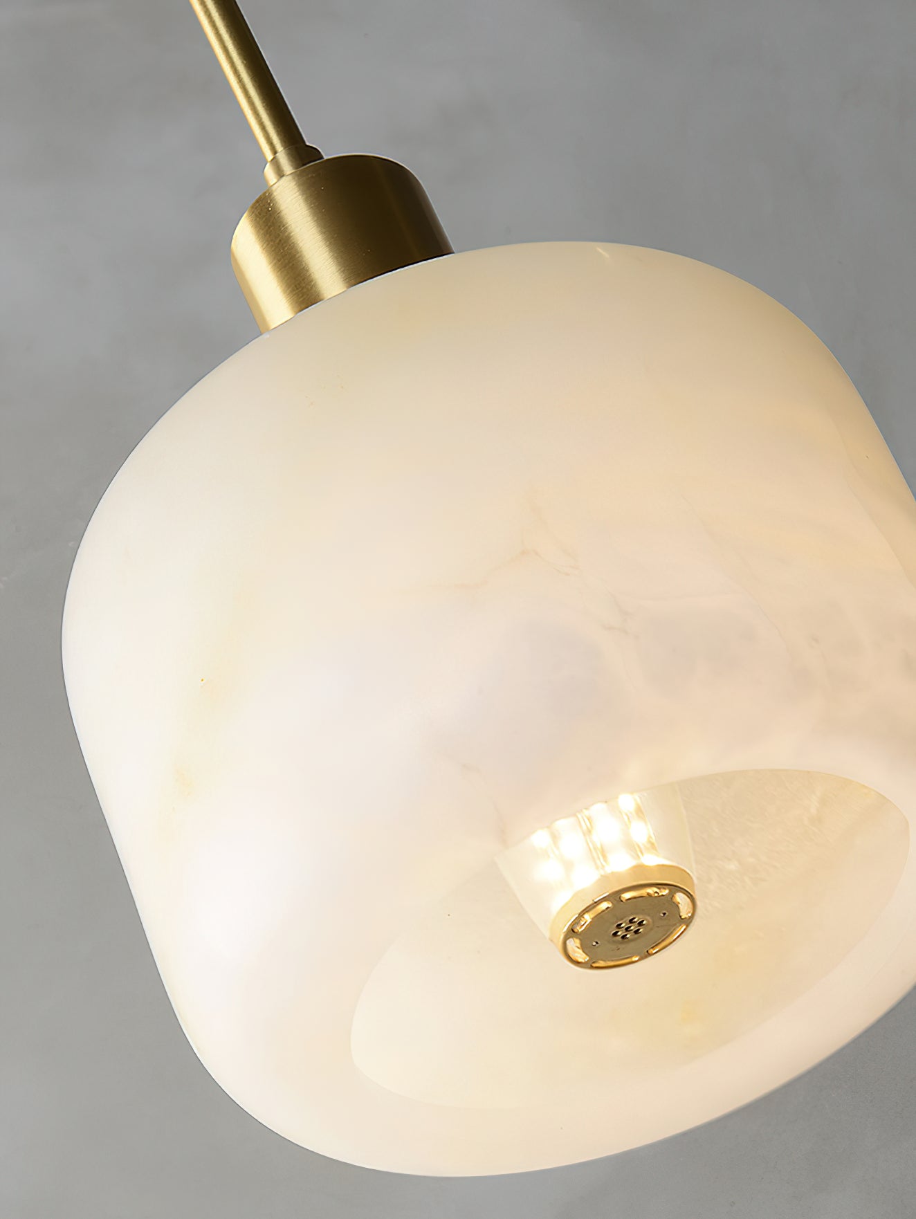 Natural Alabaster Small Pendant Light - Zonesus