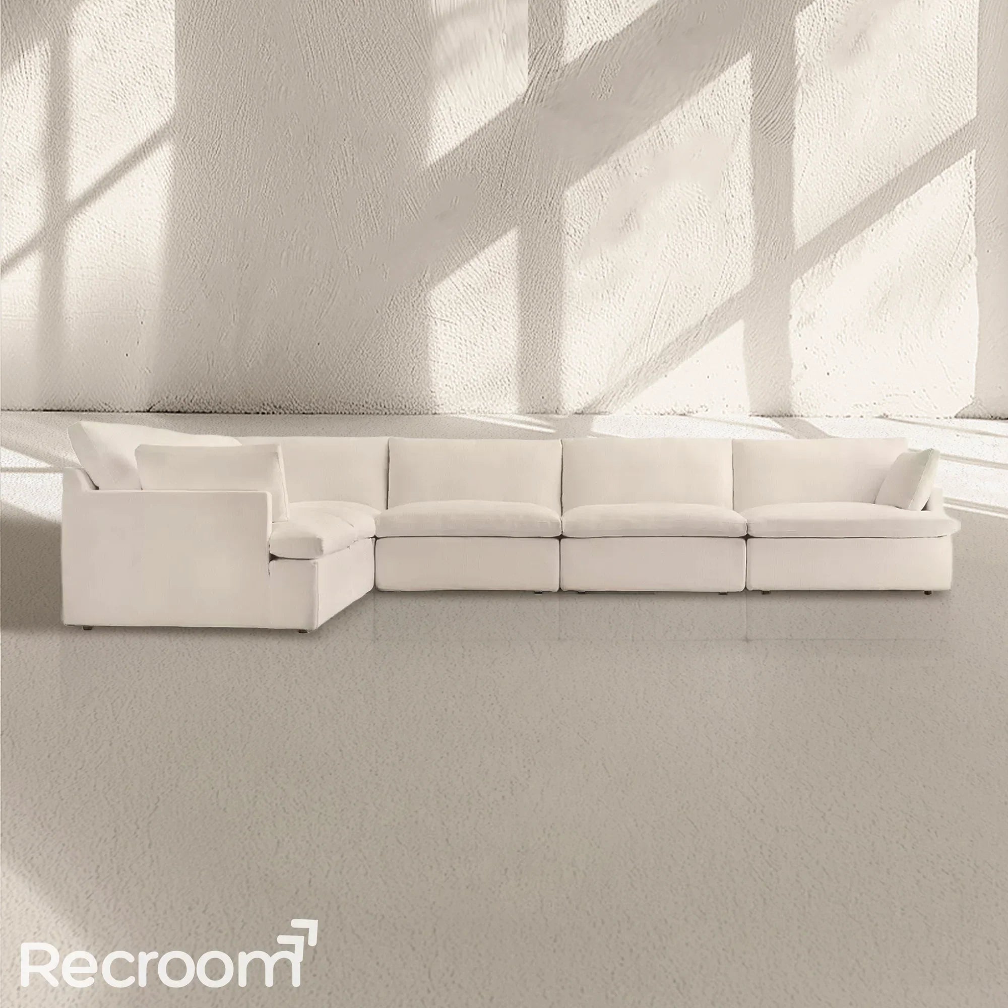 Kloud Modular Track Arm Left-Arm L-Sectional - Zonesus