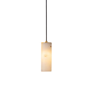 Nula Vertical Alabaster Pendant Light - Zonesus