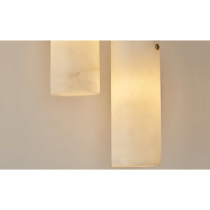 Nula Vertical Alabaster Pendant Light - Zonesus