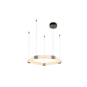 Ola Single Ring Alabaster Chandelier - Zonesus