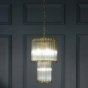 The Double Monza Chandelier – 2 Sizes Available - Zonesus