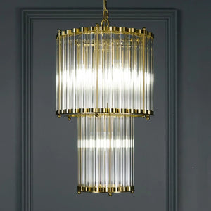 The Double Monza Chandelier – 2 Sizes Available - Zonesus