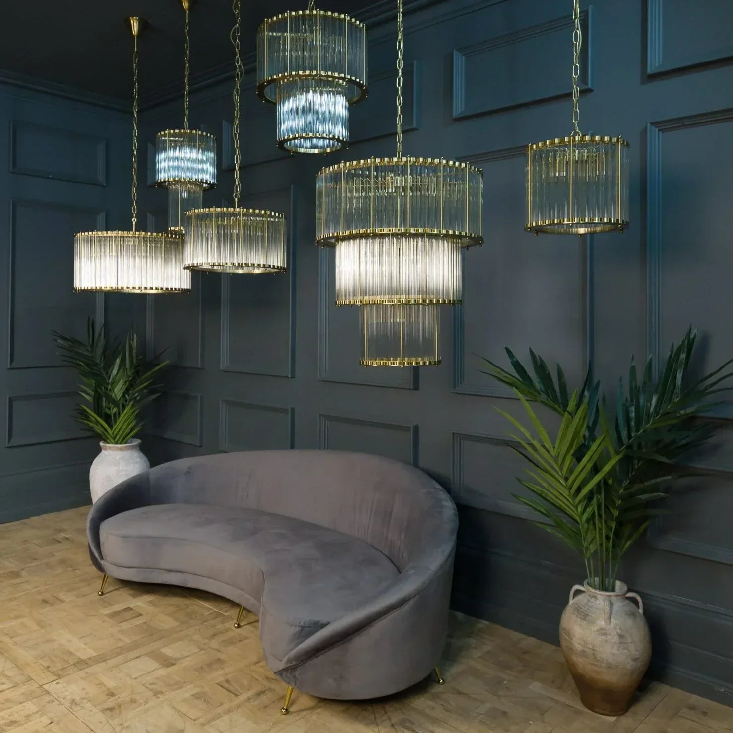 The Double Monza Chandelier – 2 Sizes Available - Zonesus