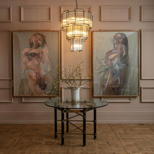 Brass Monte Carlo Grande Chandelier 26.8" - Zonesus