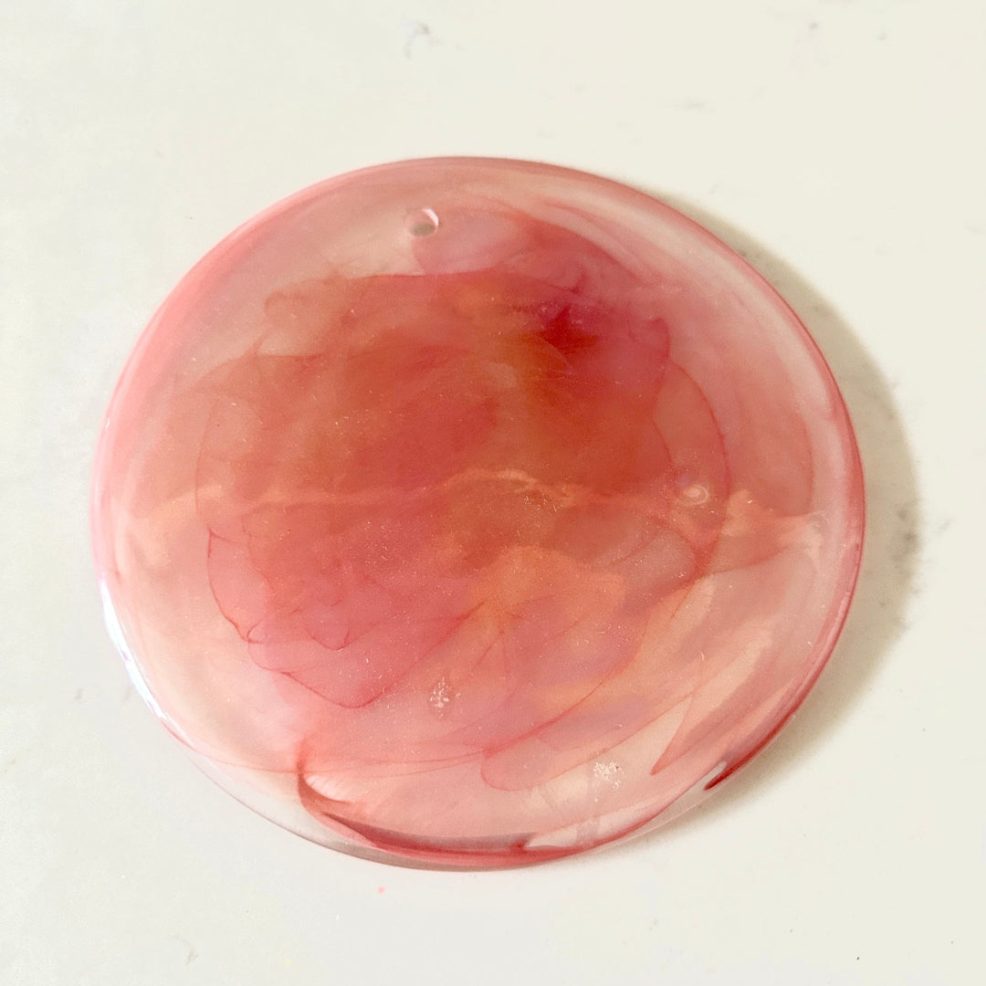 Pink Vintage Murano Glass Wall Lamp - Zonesus