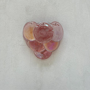 Pink Vintage Murano Glass Wall Lamp - Zonesus