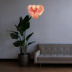 Pink Vintage Murano Glass Wall Lamp - Zonesus