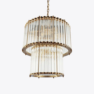 The Double Monza Chandelier – 2 Sizes Available - Zonesus