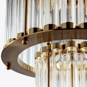 The Double Monza Chandelier – 2 Sizes Available - Zonesus