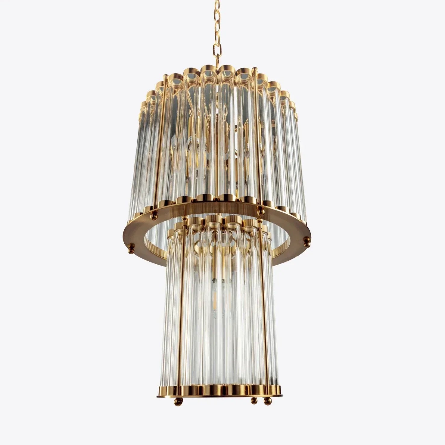 The Double Monza Chandelier – 2 Sizes Available - Zonesus
