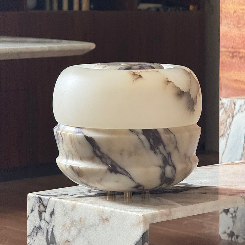 Ramson Alabaster Stone Table Lamp - Zonesus