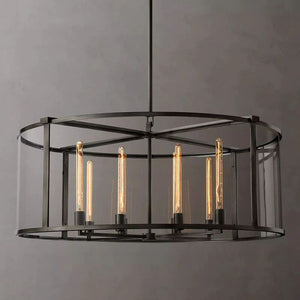 Backman Vintage Round Chandelier 44" - Zonesus