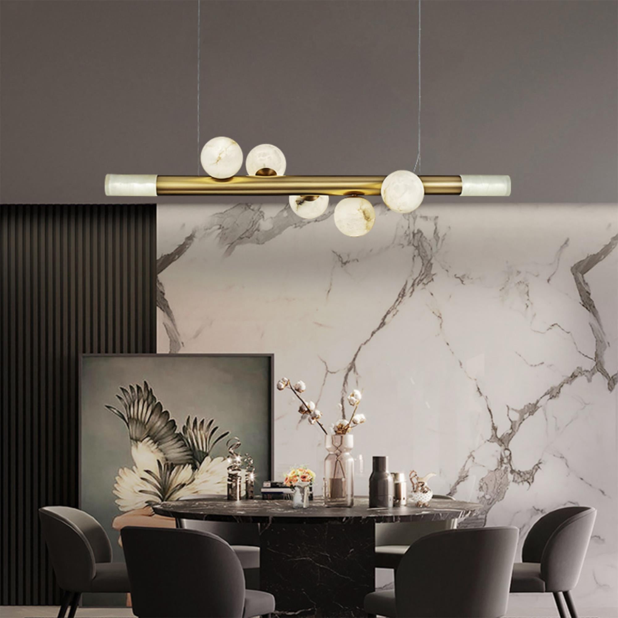 Alabaster Carrara Pendant Light - Zonesus