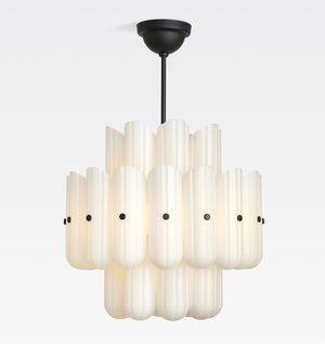 Lorna LED Double Tier Chandelier 25" 35" 46" - Zonesus