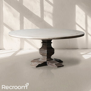 Cere Ribbon Bell'Arte Round Dining Table - Zonesus