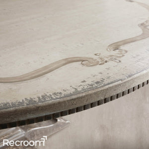 Cere Ribbon Bell'Arte Round Dining Table - Zonesus