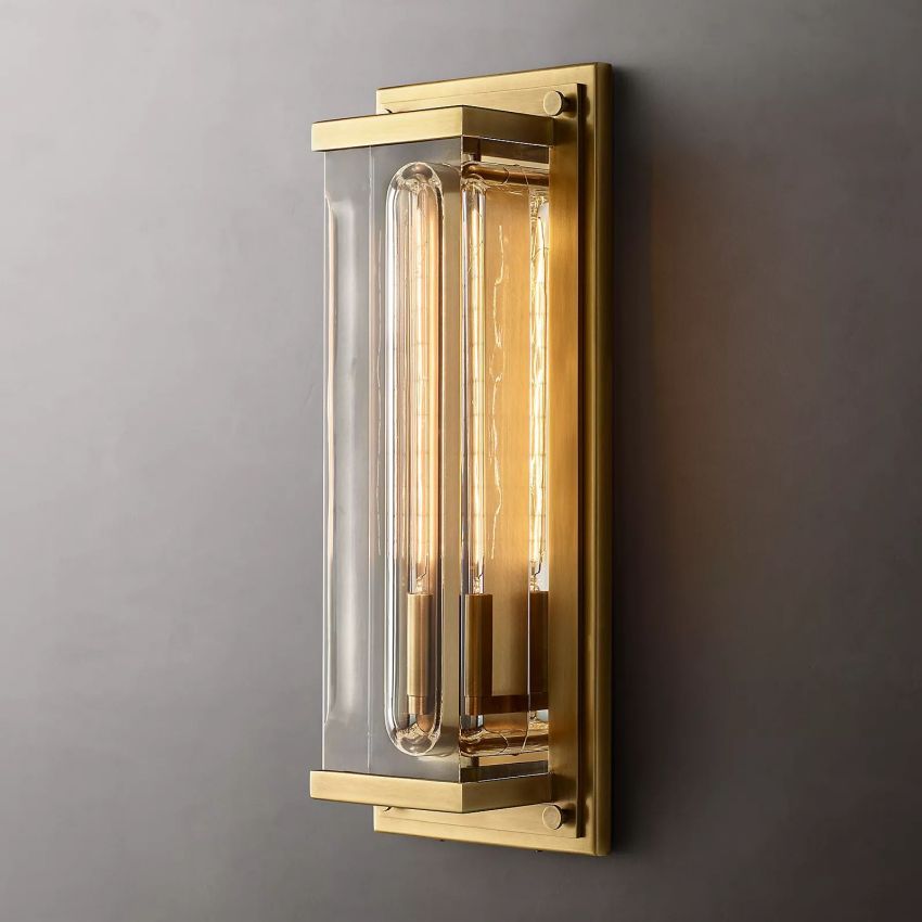 Savine Rectangle Outdoor Sconce - Zonesus