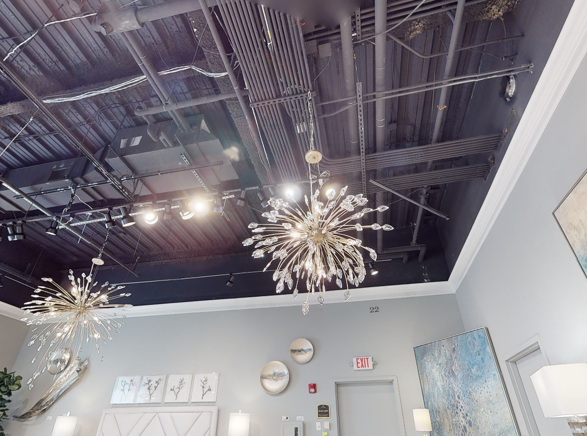 Reveille Crystal Constellation Seven-Light Pendant Chandelier - Zonesus