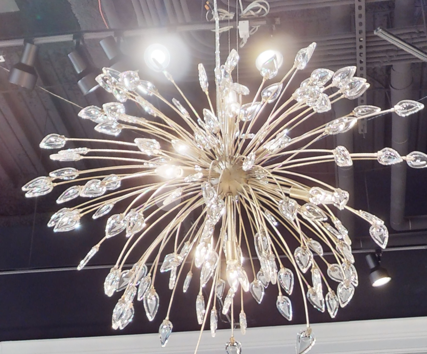 Reveille Crystal Constellation Seven-Light Pendant Chandelier - Zonesus