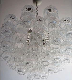 Murano Chandelier – 37 glasses- Transparent - Zonesus