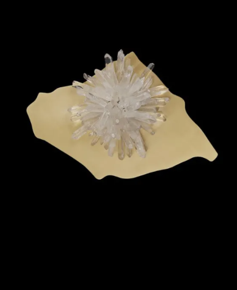 LED Modern Wall Lamp Geode Quartz Crystal Wall Sconce - STYLE A - Zonesus