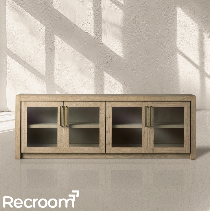 Bood Media Console - Oat 80"