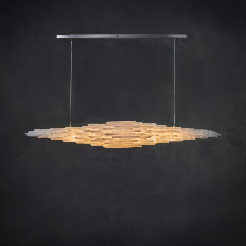 Shahida Selenite Chandelier - Zonesus