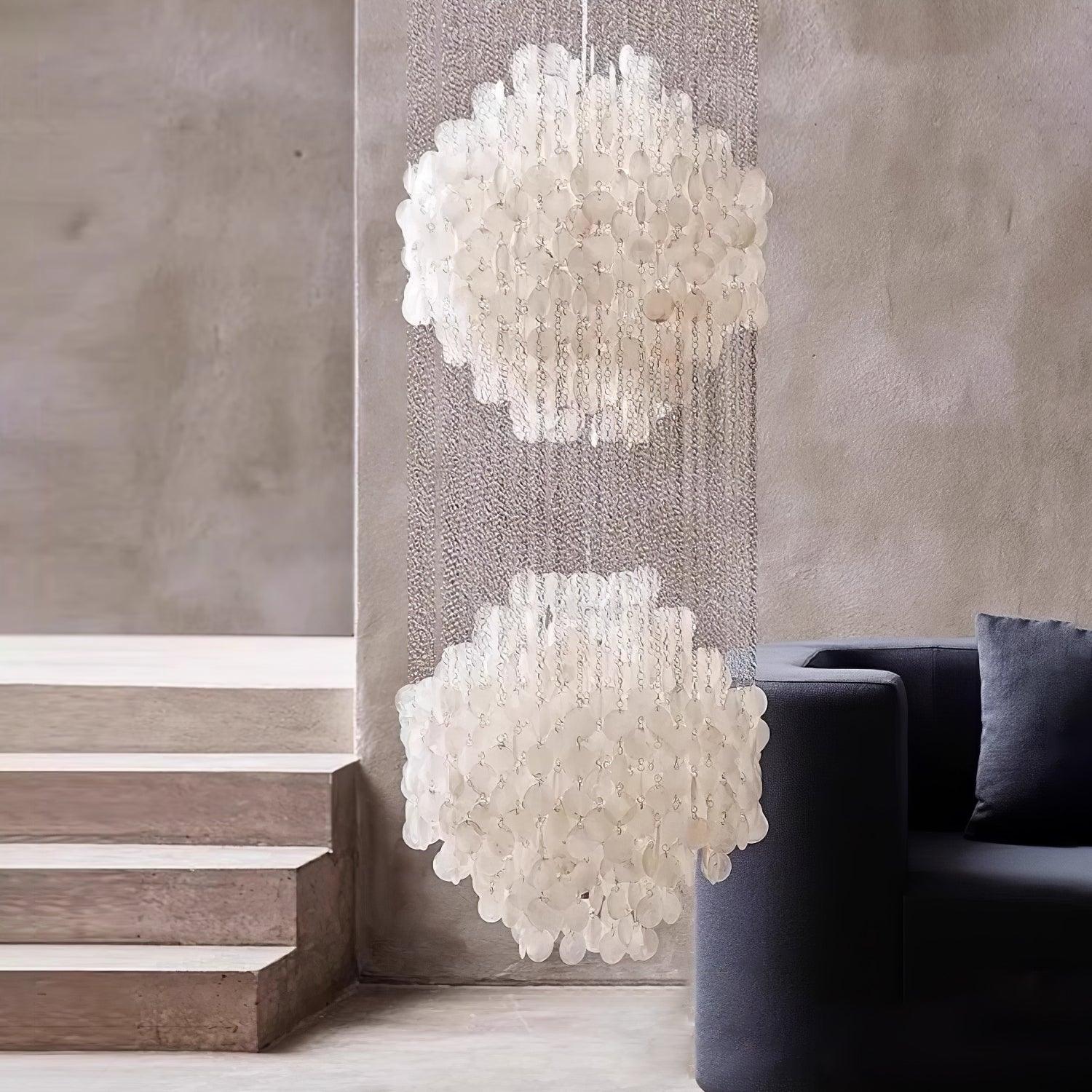 Shell Waterfall Chandelier - Zonesus