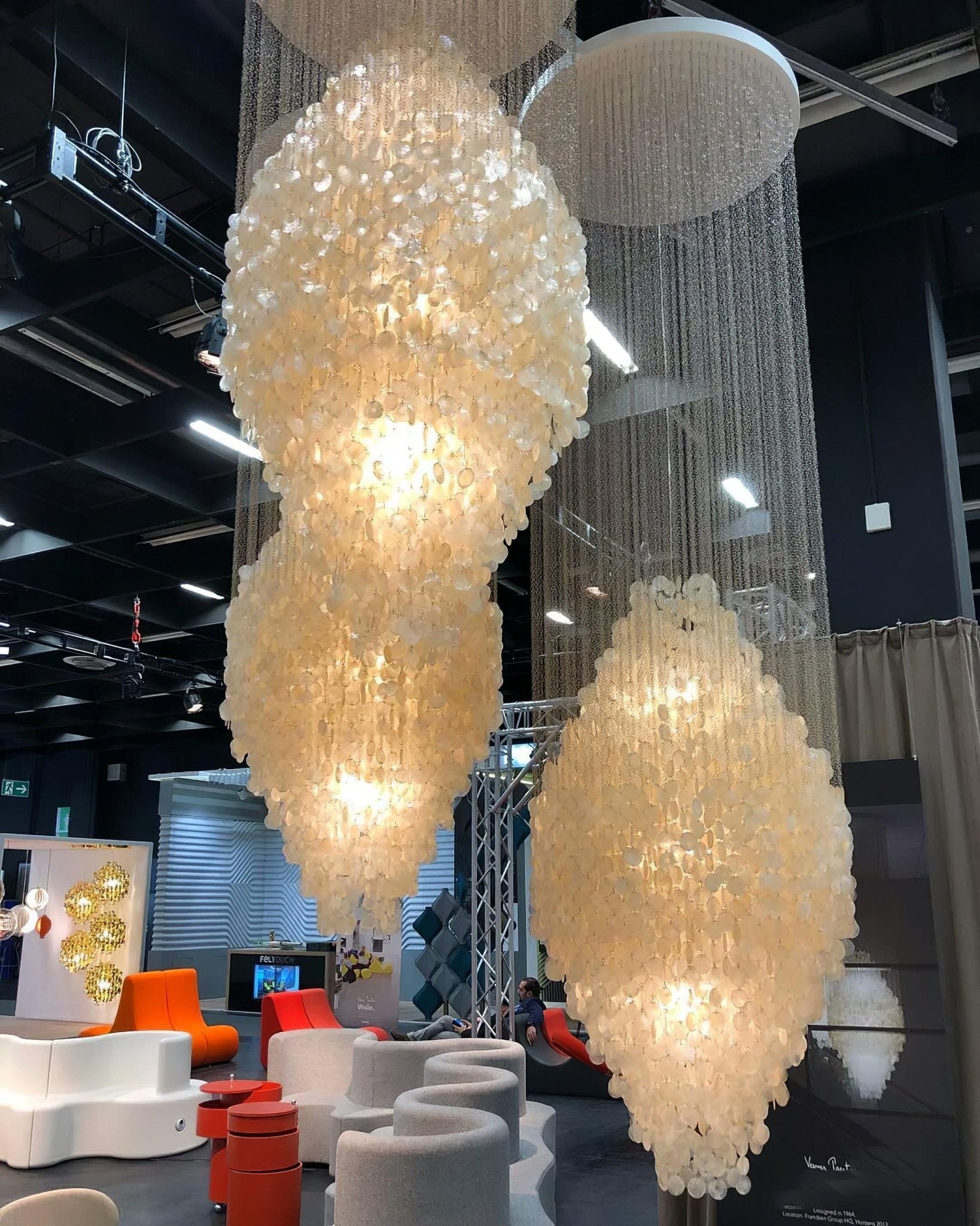 Shell Waterfall Chandelier - Zonesus