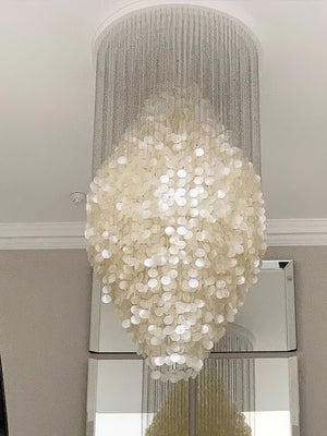 Shell Waterfall Chandelier - Zonesus